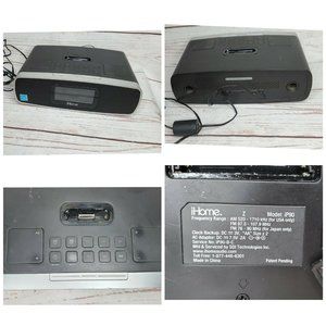 iHome Model Ip90 am/FM alarm Clock Radio For IPhones Docking Station